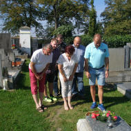 Oslov. Uctění památky popravených za odbojovou činnost 