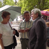 Prší, rozhovor starostky města Avy Vanžurové s Vojtěchem Filipem a Jičím Lejčarem