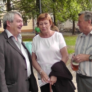 Přestalo pršet-rozhovor starostky města Evy Vanžurové s Vojtěcem Filipem a Jiřím Jelčarem
